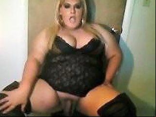 XTUBE @ Stunning Chubby Transgender Person Displaying Erect Penis